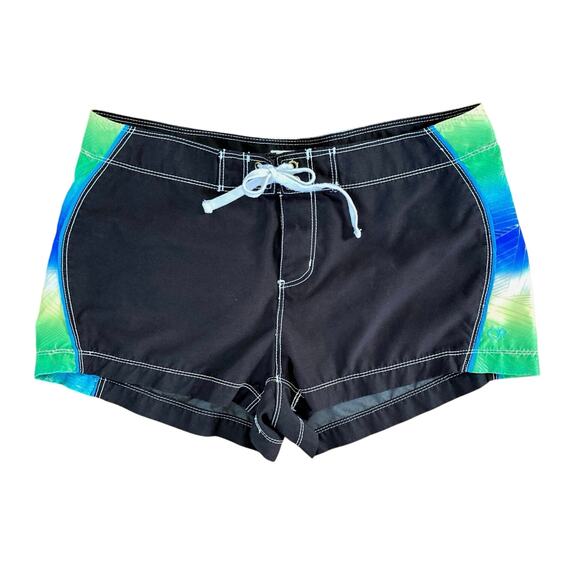 Y2K Op Mid Rise Board Shorts - Picture 1 of 5